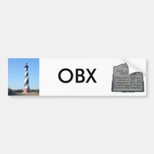 Sticker pare-chocs Cape Hatteras Lighthouse #1 OBX