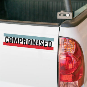 Sticker pare-chocs compromis