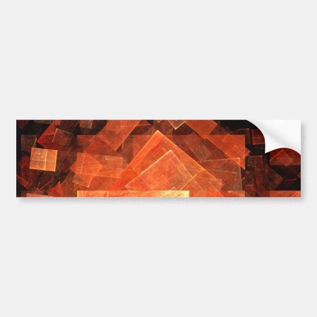 Sticker pare-chocs d'art Abstrait (Devant)