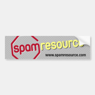 Sticker pare-chocs de ressources de spam