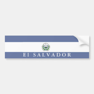Sticker pare-chocs du drapeau du Salvador