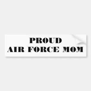 Sticker pare-chocs Fière maman de la Force aérienn
