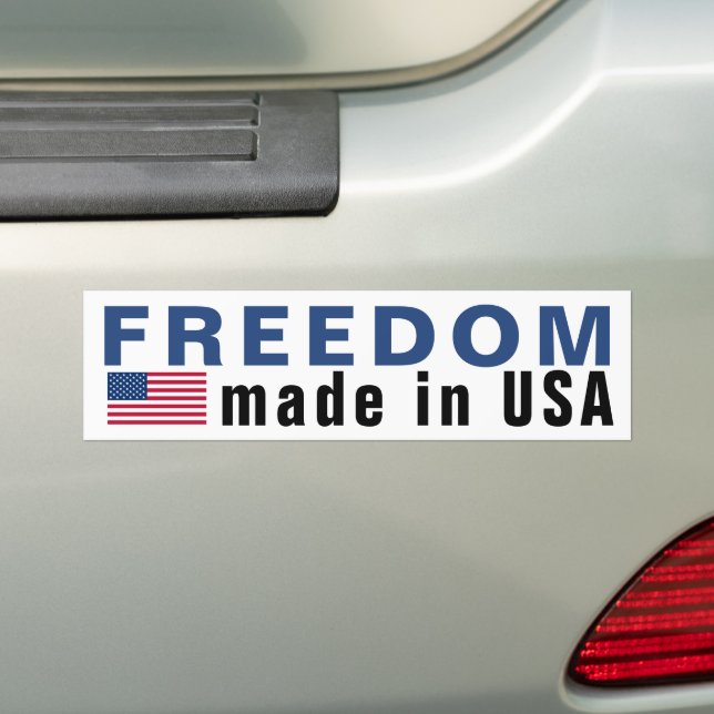 Sticker pare-chocs Freedom USA (En voiture)