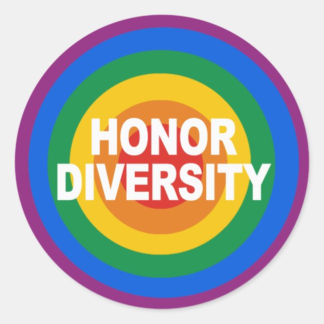 Sticker pare-chocs Honor Diversity (Devant)