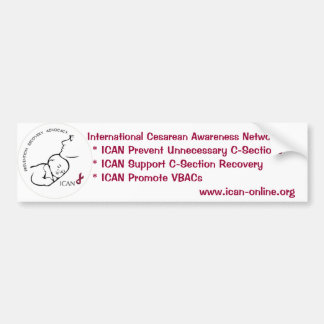 Sticker pare-chocs ICAN