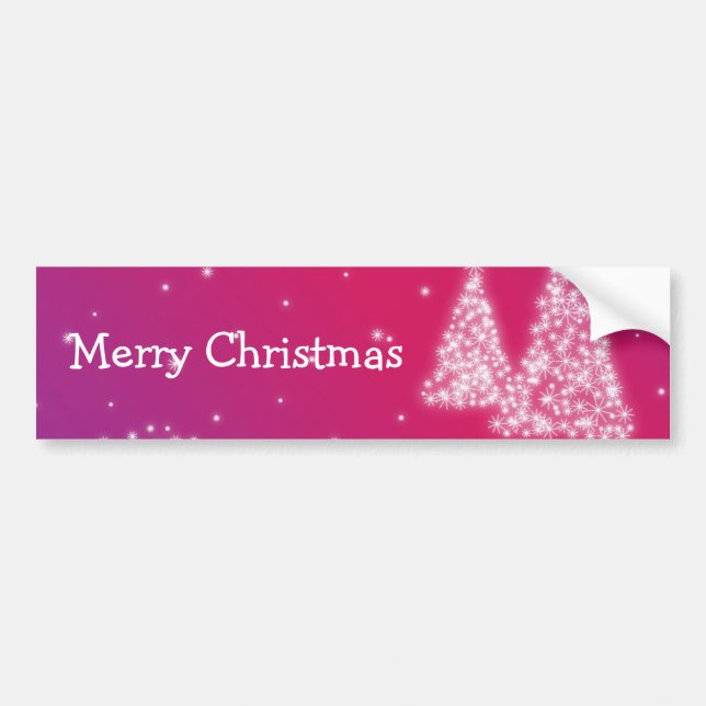 Sticker pare-chocs Joyeux Noël (Devant)