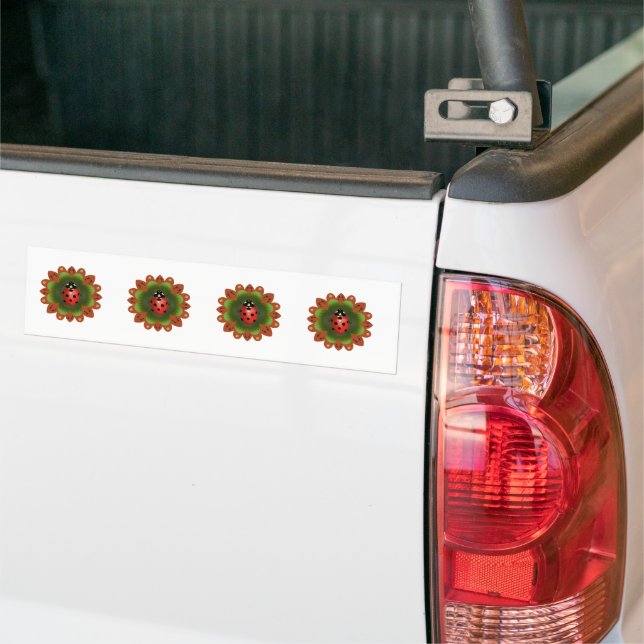 Sticker pare-chocs Ladybug (Sur camion)