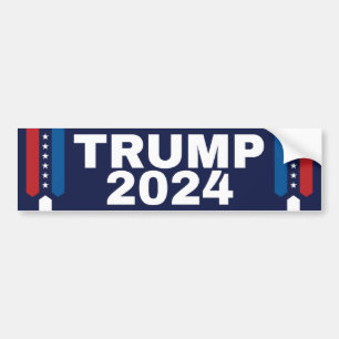 Sticker pare-chocs Patriotique Trump 2024