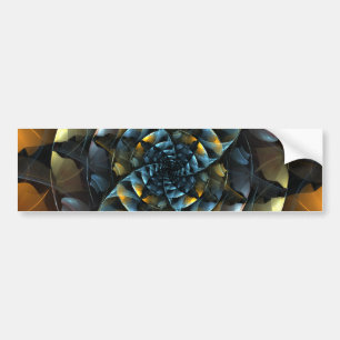 Sticker pare-chocs Pinwheel Art Abstrait