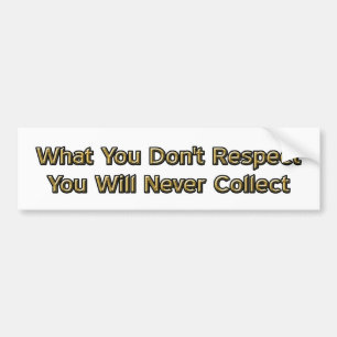 Sticker pare-chocs Respect-Collect