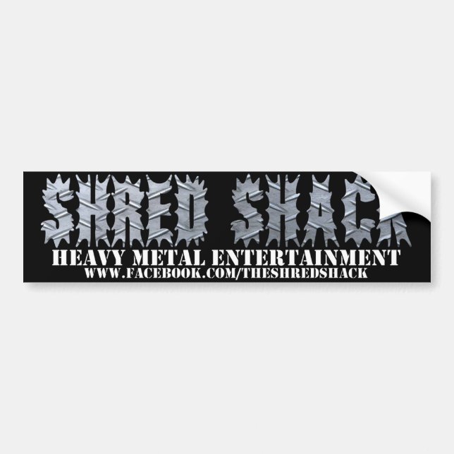 Sticker pare-chocs Shred Shack "Classic" (Devant)