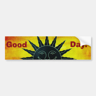 Sticker pare-soleil souriant