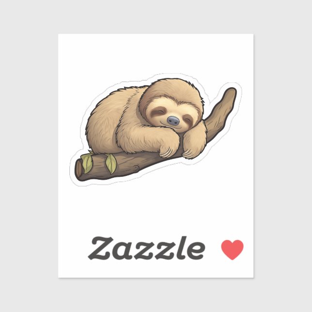 Sticker Paresse de dessin (Feuille)