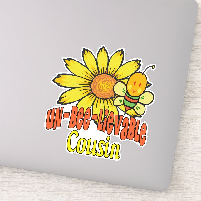 Sticker Parfums et abeilles Cousin incroyables (Détail)