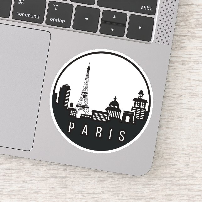 Sticker Paris City Skyline (Détail)