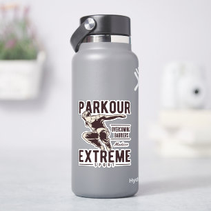 Sticker PARKOUR nom personnalisé