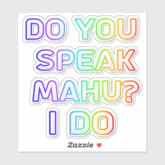 Sticker Parlez-vous mahu
