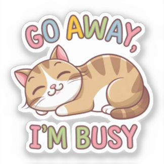 Sticker Pars, je suis occupé