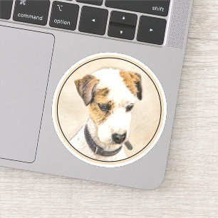 Sticker Parson Jack Russell Terrier Peinture - Chien Art