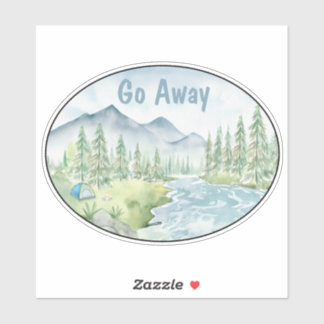 Sticker Partez pour la Nature Vinyl