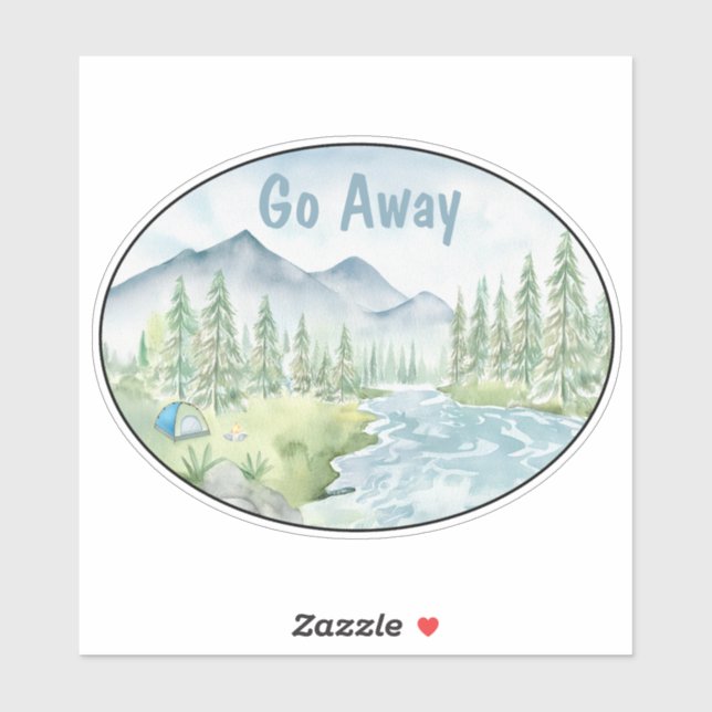 Sticker Partez pour la Nature Vinyl (Feuille)