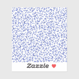 Sticker Parties scintillant bleu blanc Poster de animal lé