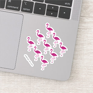 Sticker Parties scintillant rose brillant motif