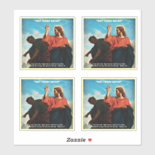 Sticker Pas aujourd'hui Satan Matthew 4:10