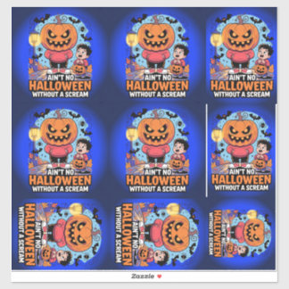 STICKER PAS DE HALLOWEEN, SANS ÉCRAN