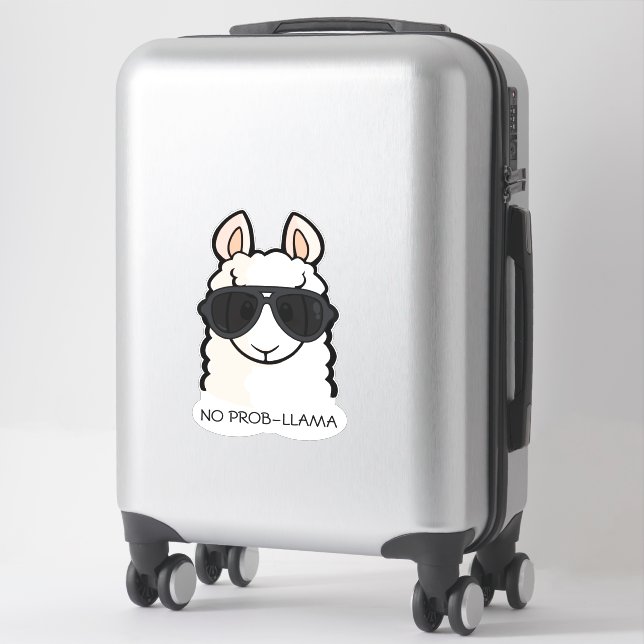 Sticker Pas de Prob-Llama (Sur valise)