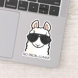Sticker Pas de Prob-Llama