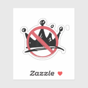 Sticker Pas De Rois En Amérique 2025 4 juillet