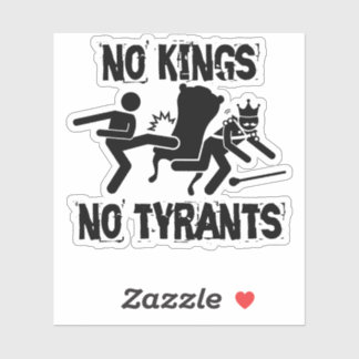 Sticker Pas de rois ni de tyrans