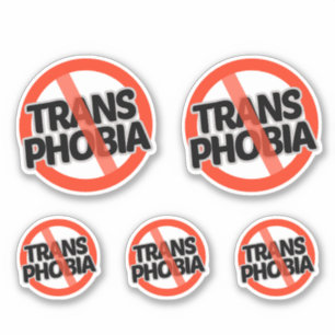 Sticker Pas de transphobie