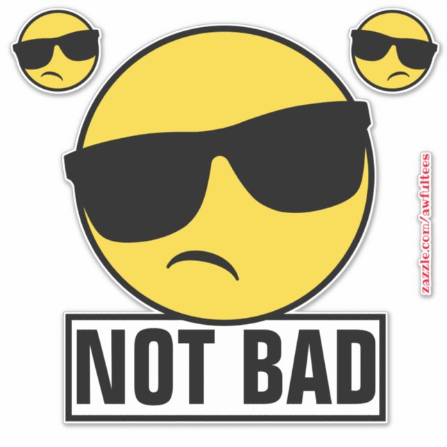 Sticker Pas Mauvais Emoji (Devant)