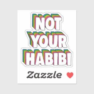Sticker Pas ton Habibi