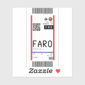 Sticker Passe d'embarquement à Faro (FAO)