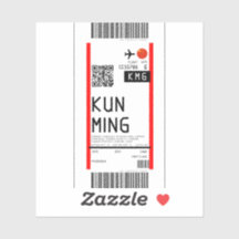 Passe d'embarquement à Kunming (KMG)