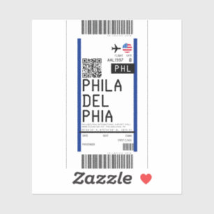 Sticker Passe d'embarquement à Philadelphie (PHL)
