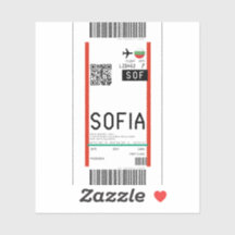 Passe d'embarquement à Sofia (FOS)