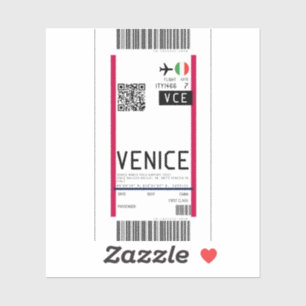 Sticker Passe d'embarquement à Venise (VCE)