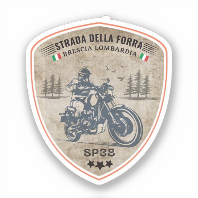Sticker passo della forra dans les applications moto itali (Recto)