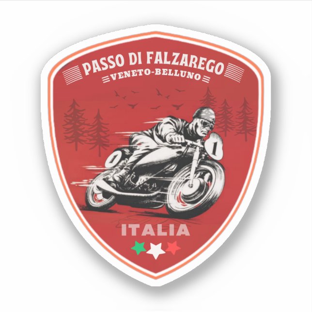 Sticker Passo di Falzarego-italien (Devant)
