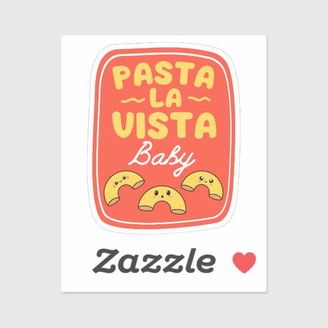 STICKER PASTA LA VISTA BABY (Feuille)