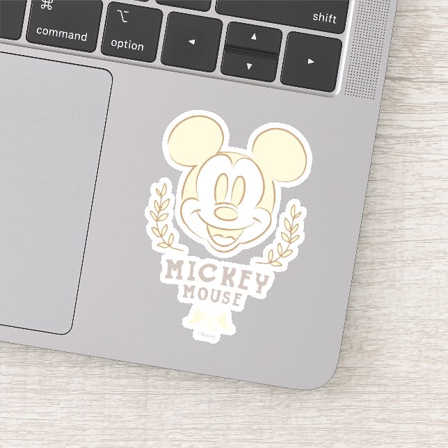 Sticker Pastel Mickey Mouse Sporty Badge (Détail)