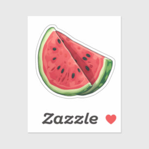 Sticker Pastèque de dessin animé
