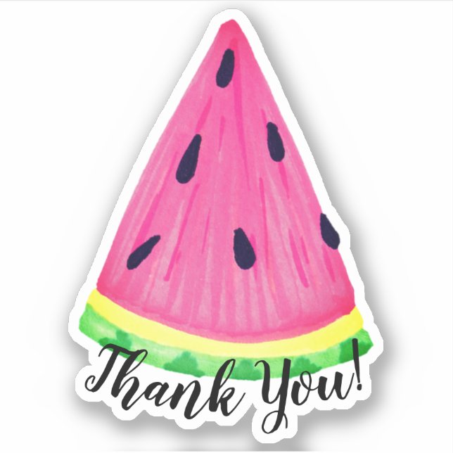 Sticker Pastèque Merci (Devant)