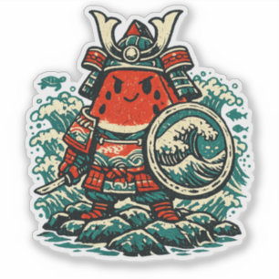 Sticker Pastèque Shogun — Gardien des Mers