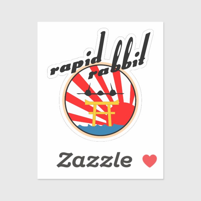 Sticker Patch de lapin rapide SR-71 (Feuille)