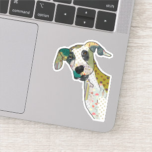 Sticker Patchworkhund